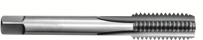 Ruční sadový závitník, HSS broušený, levý, 3.stupeň